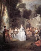 Watteau, Jean-Antoine - oil painting
